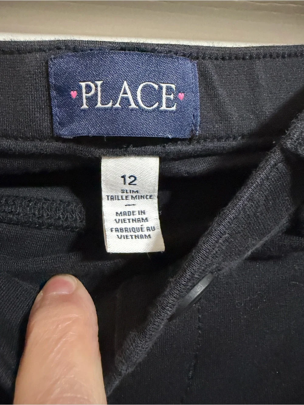 Girls Children’s Place Black Skinny Ponte Pants